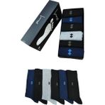 Leement Socks Erkek Bambu Desenli 6 Çift Seri Soket Çorap - Çok Renkli - 40 - 45