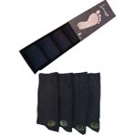 Leement Socks Erkek Bambu Dikişsiz Çorap 4 Çift Klasik - Lacivert - 40 - 44