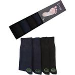 Leement Socks Erkek Bambu Dikişsiz Çorap 4 Çift Klasik - Renkli - 40 - 44