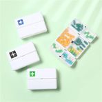 Leen4You Hap Kutusu Küçük Hap Kutusu Organizatör Taşınabilir Vitamin Tutucu Seyahat Hap Konteyner Tablet Organizatör Tıp, İlaç, Vitamin, Ek ve Balık Yağı için