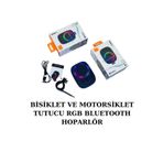 LEERFEI Bisiklet, Motorsiklet Uyumlu Gidon Kemer Aparatlı Hafıza Kartı Usb Girişli Bluetooth Hoparlör