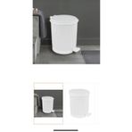 LeesHome Nostalji 011 Pedallı Çöp Kovası 25 Lt Beyaz