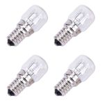 LEEVUS Vintage Edison Ampul 4 Adet 220 V Yüksek Sıcaklık Ampul E14 300 Derece Mikrodalga Fırın Tungsten Filament Ampuller Tuz Ampulü 15 W