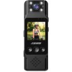 Leeways 4K 1080P Hd Mini Vücut-Yaka Kamerası Aksiyon Kamerası - Vücut Kamerası