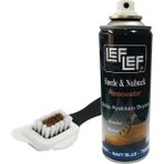 Leflef Süet, Nubuk Sprey Boya + 4 Yönlü Süet nubuk Fırçası (Lacivert)