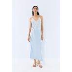 LEFTIES Lingerie tarzı midi elbise