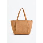 LEFTIES Suni süet torba shopper çanta