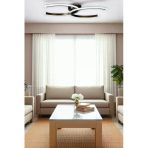 Legacy Duru Bronz Renk Modern Tasarım Salon - Mutfak - Hol - Yatak Odası Beyaz Ledli Avize