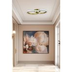 Legacy Jolly Modern Tasarım Eskitme Renk Salon - Mutfak - Hol Beyaz Led 2 Li Avize