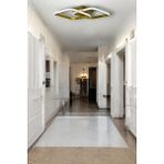 Legacy Kira Modern Tasarım Eskitme Renk Salon - Mutfak - Hol Beyaz Led 2 Li Avize