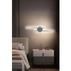 LEGACY Sare Aplik Modern Tasarım Gri Renk - Gün Işığı Ledli Banyo - Mutfak - Salon Led Duvar Aplik Gri