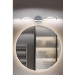 LEGACY Wave Modern Tasarım Gri Renk Gün Işığı Ledli Banyo - Mutfak - Salon Led Duvar Aplik Gri