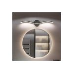 LEGACY Wave Modern Tasarım Siyah Renk Gün Işığı Ledli Banyo - Mutfak - Salon Led Duvar Aplik Siyah