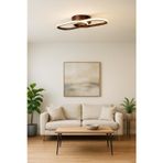 Legacy Zzez Kahverengi Modern Tasarım Beyaz Ledli Cafe - Mutfak - Salon 2 Li Led Avize
