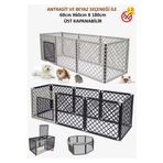 Leganest Üstü Kapanabilir 60cm X 60 Cm 8 Ad Köpek, Kedi, Tavşan, Eğitim, Oyun Çiti Ve Kafesi