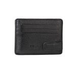 Legend Leather Diga 1002 Hakiki Deri Klipsli Erkek Kartlık Cüzdan, siyah