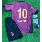 Legent Lady 5 Yıldızlı 2026 G.l.t.s.r.y #10 Leroy Sane Alternatif Bordo Çocuk Forması Şampiyonlar Ligi (Patch) - 5 - 6 Yaş