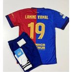 Legent Lady B.a.r.c.e.l.o.n.a 2024/25 Lamine Yamal Iç Saha Çocuk Forması 4'lü Set - 5 - 6 Yaş - Gri