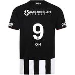 Legent Lady Beşiktâş' 2026 Oh Hyeon-Gyu Yeni Sezon Iç Saha Çubuklu Yetişkin Forması - 6 - 7 Yaş - Siyah