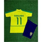 Legent Lady Brezilya 2002 Dünya Kupası Ronaldinho Çocuk Forması - 6 - 7 Yaş - Sarı