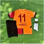 Legent Lady /.g'.â.l.a.t.â.s.a.r.â.yy 2024/25 Iç Saha Parçalı Yunus Akgün Çocuk Forması 4'lü Set - 5 - 6 Yaş - Kırmızı