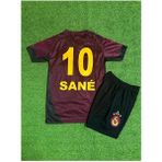 Legent Lady G'â.l.a.t.â.s.a.r.â.yy 2025-26 Yeni Sezon 5 Yıldızlı Lorey Sane Deplasman Çocuk Forması 4'lü Set - 3 - 4 Yaş - Bordo