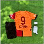 Legent Lady .g'âlatâsarâyy 2024/25 Sezon M.auro I'cardi Parçalı Çocuk Forma 4'lü Set - 6 - 7 Yaş - Kırmızı