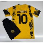 Legent Lady Inter 2024/25 Yeni Sezon Lautaro Martinez Alternatif Çocuk Forması 2'li Set (Yellow) - 6 - 7 Yaş - Sarı