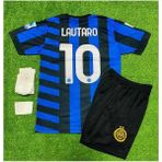Legent Lady Inter 2024/25 Yeni Sezon Lautaro Martinez Çocuk Forması 4'lü Set - 5 - 6 Yaş - Siyah