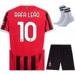 Legent Lady Milan New Sezon Leao Iç Saha Çocuk Forması 4 Lü Set - 11 - 12 Yaş - Kırmızı