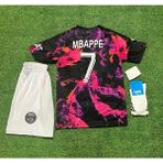 Legent Lady P.s.g 2023/24 Yeni Sezon Kylian Mbappé Eyfel Kuleli Konsept Çocuk Forması 4'lü Set - 6 - 7 Yaş - Pembe