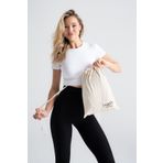 Leggfly Kadın Sporcu Tayt Yüksek Bel Toparlayıcı Esnek Dar Paça Siyah Dört Mevsim Slim Fit