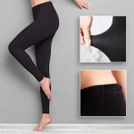 Leggings Termal Içi Şardonlu Tayt - 0Siyah - L - XL
