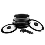 Leggno All-In-One Special Edition Titanium 6 Parça Tencere ve Tava Seti Aıo2252set6sp