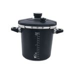Leggno Black Premium 5.5 lt Siyah Döküm Düdüklü Tencere
