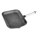 Leggno FSN2100GR36 36x24 cm Granit Grill Çelik Sap Tava