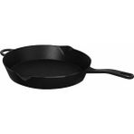 Leggno Gourmet Flame Siyah 28 cm Yardımcı Kulplu Döküm Tava