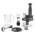 Leggno Gourmet Pro Metalik Gri Blender Set