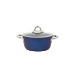 Leggno Master Titanium Derin Tencere Metalik Mavi 24 cm