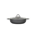 Leggno Master Titanyum Sığ Pilav Tenceresi 24 cm Gri