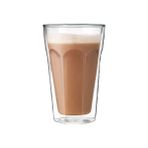 Leggno Vetro Çift Camlı Meşrubat Bardak 450 ml 2'li - Şeffaf