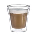 Leggno Vetro Çift Cidarlı 2'li 80 ml Espresso Bardağı