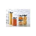 Leggno VTR701GCNST 5'li Çelik Kapak Vetro Cam Saklama Kabı Seti