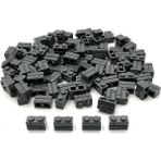 LEGO 100 Adet 1x2 Modifiyeli Duvar Parçası Koyu Gri 98283 - KOYU GRİ