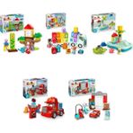 Lego 10431 + 10421 + 10989 + 10417 + 10456 Duplo Seti 648