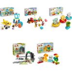 Lego 10443 + 10941 + 10965 + 10425 + 10412 Duplo Seti 760