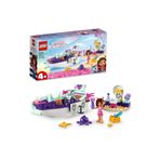 Lego 10786 Gabbys Dollhouse Gabby ve Süslü Kedinin Gemisi ve Spa 88 Parça Yapım Seti