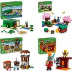 Lego 21254 + 21260 + 21278 + 21266 Minecraft Seti 226