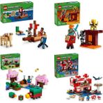 Lego 21259 + 21266 + 21260 + 21270 Minecraft Seti 250