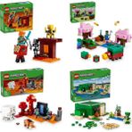 Lego 21266 + 21260 + 21255 + 21254 Minecraft Seti 230